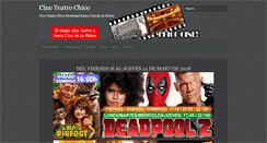 Desktop Screenshot of cineteatrochico.com