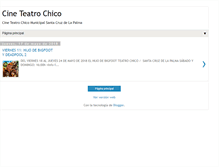 Tablet Screenshot of cineteatrochico.com